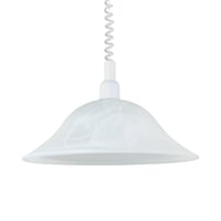 EGLO Alessandra függőlámpa, 1 foglalatú csillár spirálkábellel, mennyezeti lámpa 4