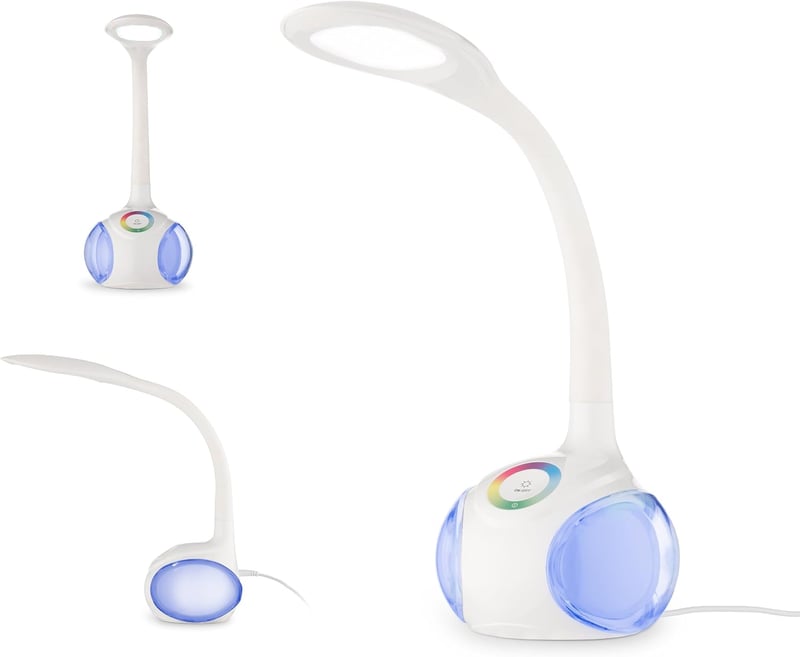 EGLO Arcones LED asztali lámpa érintésvezérléssel, RGB színváltó, dimmelhető
