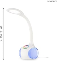 EGLO Arcones LED asztali lámpa érintésvezérléssel, RGB színváltó, dimmelhető 4