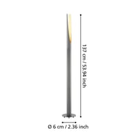 Stojacia lampa EGLO Barbotto rohová lampa stĺpová lampa obývačka spálňa podlahová lampa moderný dizajn 7