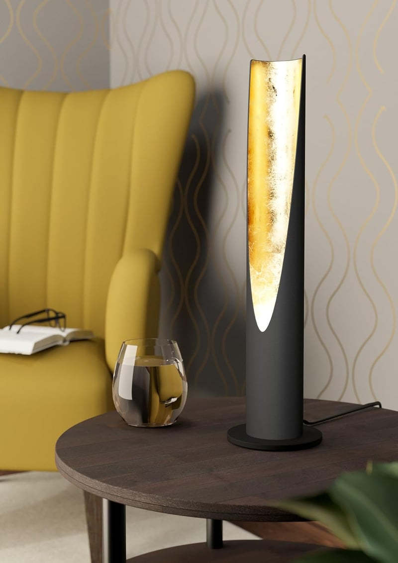 EGLO BARBOTTO asztali lámpa acél fekete-arany 5W - Gold, Table lamp