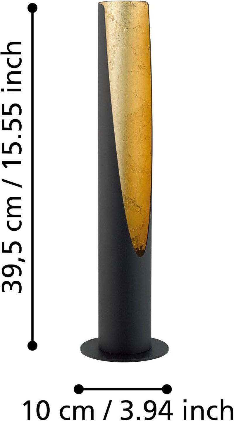 EGLO BARBOTTO asztali lámpa acél fekete-arany 5W - Gold, Table lamp