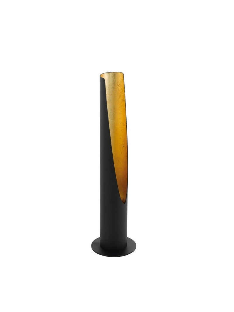 Stolná lampa EGLO Barbotto – čierno-zlatá