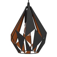 Lampă suspendată vintage EGLO Carlton 1 – lustră retro cu 1 bec, lampă de tavan 4