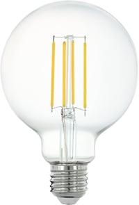 EGLO Connect.z E27 G95 ZigBee okos LED izzó Alexa vezérléssel, dimmelhető meleg fehér - G95, Warm White 1
