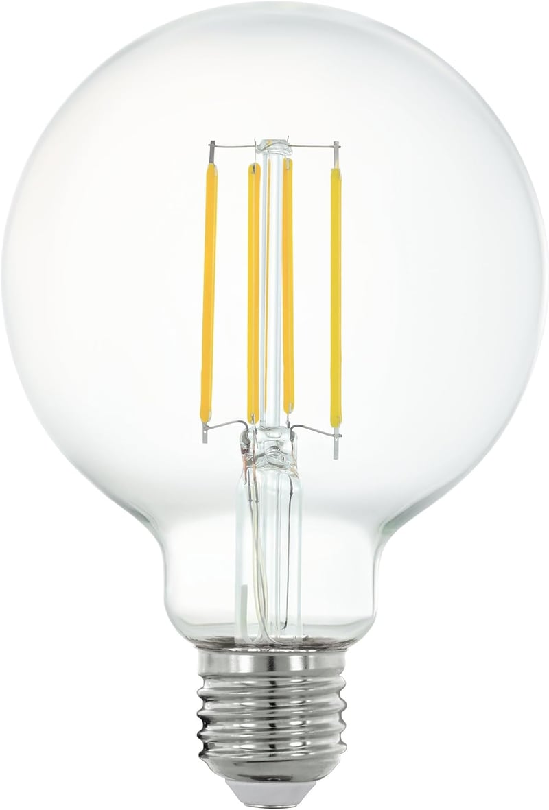 EGLO Connect.z E27 G95 ZigBee okos LED izzó Alexa vezérléssel, dimmelhető meleg fehér - G95, Warm White