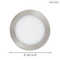 EGLO connect.z Fueva-Z Smart Home LED fürdőszobai beépíthető spotlámpa, ultra lapos, mennyezeti lámpa 8