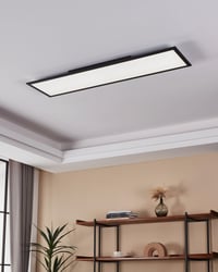 LED panel Eglo connect.z Salobrena-Z Smart Home, 120x30 cm, ZigBee, ovládanie cez aplikáciu a hlasom, nastaviteľná farba svetla, stmievateľný, čierny hliník 3