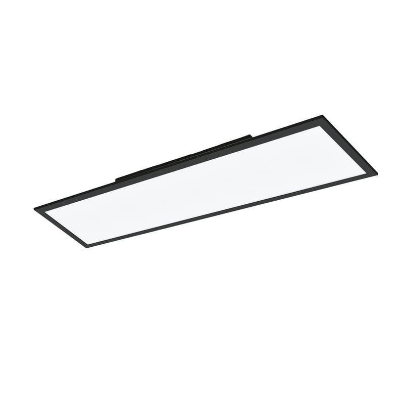LED panel Eglo connect.z Salobrena-Z Smart Home, 120x30 cm, ZigBee, ovládanie cez aplikáciu a hlasom, nastaviteľná farba svetla, stmievateľný, čierny hliník