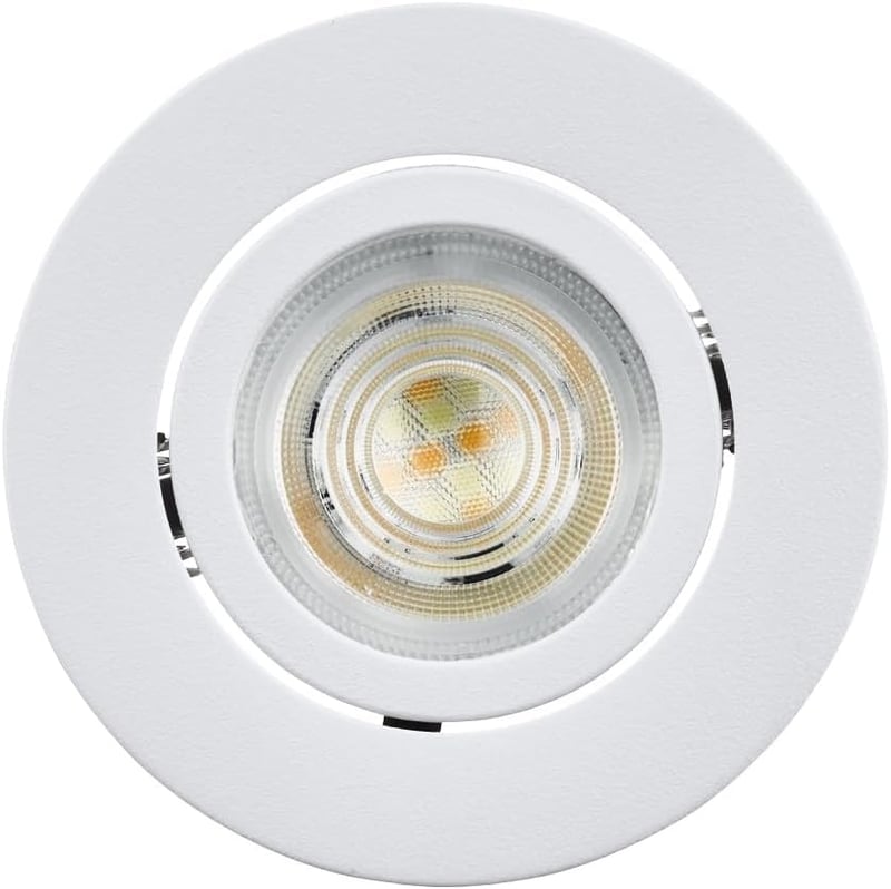 EGLO connect.z Smart LED beépíthető spotlámpa 88mm ZigBee Alexa vezérlés RGB dimmelhető - White, Without remote control