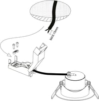 EGLO connect.z Smart LED beépíthető spotlámpa 88mm ZigBee Alexa vezérlés RGB dimmelhető - White, Without remote control 10