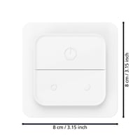 Inteligentný nástenný vypínač EGLO Connect.z ZigBee, bezdrôtový stmievač a ovládač teploty farieb s magnetickým nástenným držiakom 6