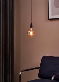 EGLO E27 LED retro spiralna žarulja s mogućnošću prigušivanja, Globe G125 | Vintage dekorativna jantarna, 4W (25W), 245 lumena, toplo bijela 2000K, Edison žarulja, Ø 12,5 cm 3