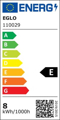 EGLO LED žiarovka E27, so zrkadlovou hlavou v striebornej farbe, svetelný zdroj bez oslnenia, tvar A60, energeticky úsporná banka 7