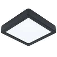 LED stropné svietidlo Eglo Fueva 5, 16x16 cm, čierno-biele, oceľ a plast, teplé biele svetlo, 3000K, jednosvetelné, na povrchovú montáž 1