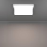 Inteligentné kúpeľňové stropné LED svietidlo EGLO Fueva 6-Z, ZigBee, RGB, teplá biela-studená biela, stmievateľné, biele, IP44, 29x29 cm, hlasové ovládanie Alexa 2