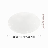 LED stropné svietidlo EGLO Giron-S, 1-bodové, priehľadné tienidlo, 40 W, moderné osvetlenie do obývačky a spálne 8