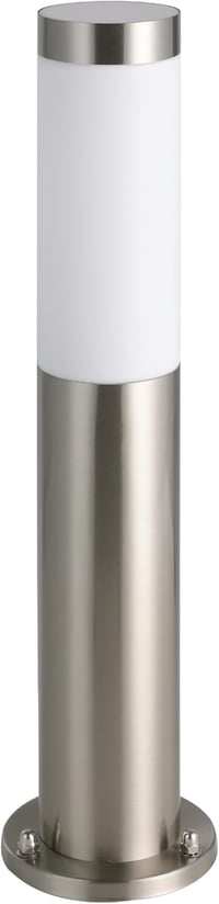 EGLO Helsinki LED kültéri lámpa E27 rozsdamentes acél ezüst - 7 x 7 x 45 cm, Silver, Path light H 45 cm 1