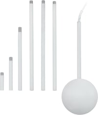 EGLO Kabelkanal Hosszabbítás Fehér 157cm Kábelvezető Rendszer - White 1