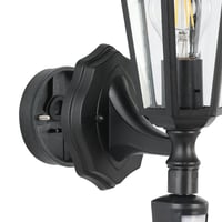 Lampă de perete pentru exterior EGLO Laterna 5 cu senzor de mișcare, negru, E27, 60W, aluminiu turnat 5