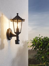 Lampă de perete pentru exterior EGLO Laterna 5 cu senzor de mișcare, negru, E27, 60W, aluminiu turnat 3