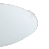 EGLO Mars stropna i zidna svjetiljka, bijela, matirano staklo, s E27 grlom, čelično kućište, okruglo stakleno sjenilo 5