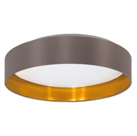 LED stropné svietidlo EGLO Maserlo 2 s textilným tienidlom, moderný dizajn stropného osvetlenia 1