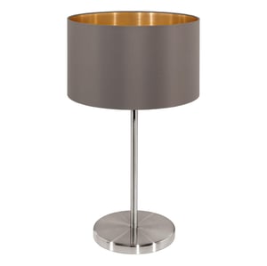 EGLO Maserlo stolna svjetiljka, E27 - srebrna/cappuccino