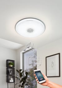 EGLO Milazzo LED mennyezeti lámpa fürdőszobába távirányítóval 2