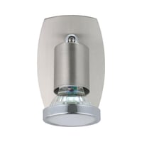 Spot LED de perete cu montare prin fișă EGLO Mini 4, 1 soclu, GU10, 2.5W, 3000K, Crom, pentru interior 2