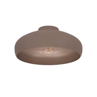 Lampă de tavan rotundă EGLO Mogano din oțel de culoarea cafelei moka - Iluminat pentru living și dormitor 1