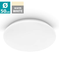 LED stropné svietidlo EGLO Pogliola 50 cm biele, 1-bodové, oceľ a plast, do obývačky, kuchyne, kancelárie a predsiene 3