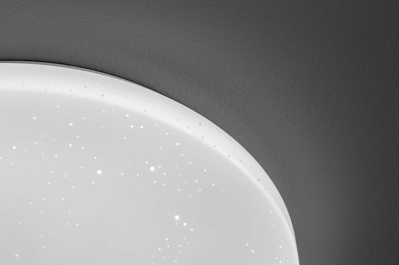 EGLO Pogliola-S LED mennyezeti lámpa 31 cm kristályhatás fehér - Ø 31 cm, With crystal effect, IP20