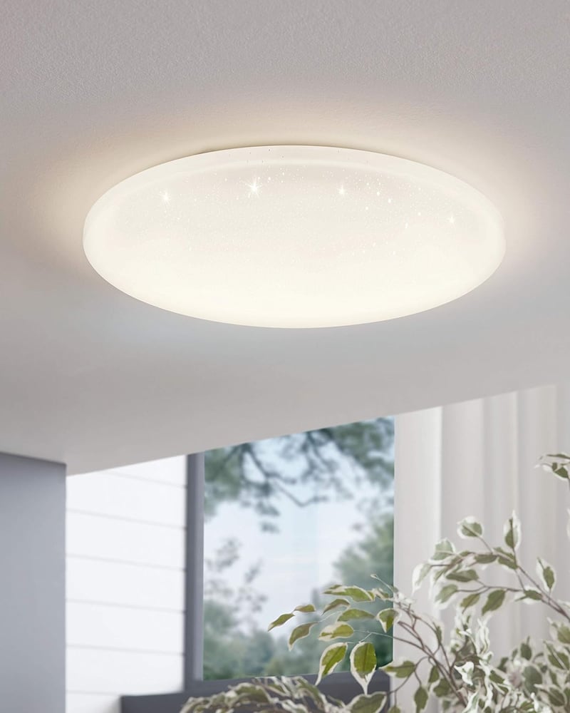 EGLO Pogliola-S LED mennyezeti lámpa 31 cm kristályhatás fehér - Ø 31 cm, With crystal effect, IP20