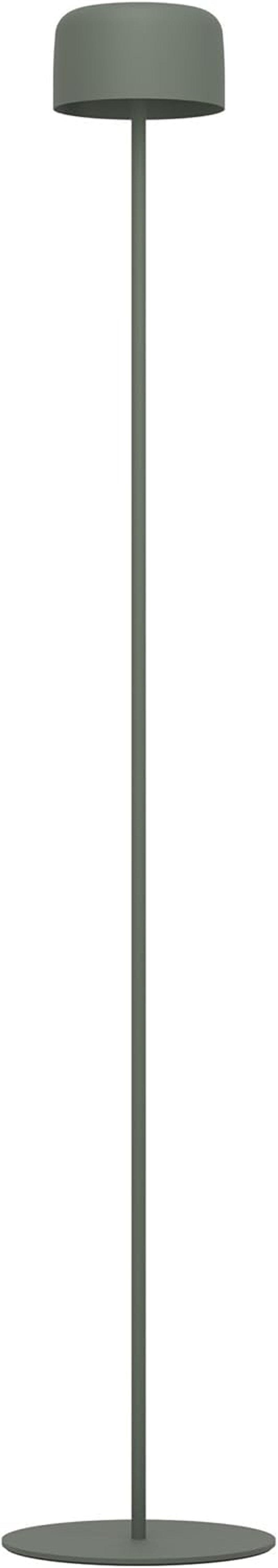 EGLO Roccanova napelemes állólámpa, érintésvezérelt 3 fokozatú, kültéri beltéri, acél zöld - Green, Battery floor lamp