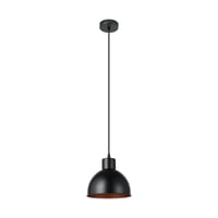 Závesné svietidlo EGLO Truro Vintage – industriálny dizajn, oceľ, čierna/meď, Ø 21 cm, s päticou E27 2