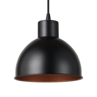 Závesné svietidlo EGLO Truro Vintage – industriálny dizajn, oceľ, čierna/meď, Ø 21 cm, s päticou E27 5