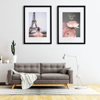 Fotorámik Egofine A2 s plexisklom, 42x60 cm, čierny rám na fotografie na stenu, horizontálne a vertikálne umiestnenie, na fotografie, diplomy a plagáty 5