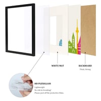 Fotorámik Egofine A2 s plexisklom, 42x60 cm, čierny rám na fotografie na stenu, horizontálne a vertikálne umiestnenie, na fotografie, diplomy a plagáty 3