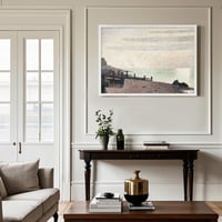 Egofine biely rám na obrazy 50x70 cm, drevený rám s akrylovým sklom, MDF, na zavesenie na stenu aj na postavenie na stôl, rám na certifikáty, 1 ks 7