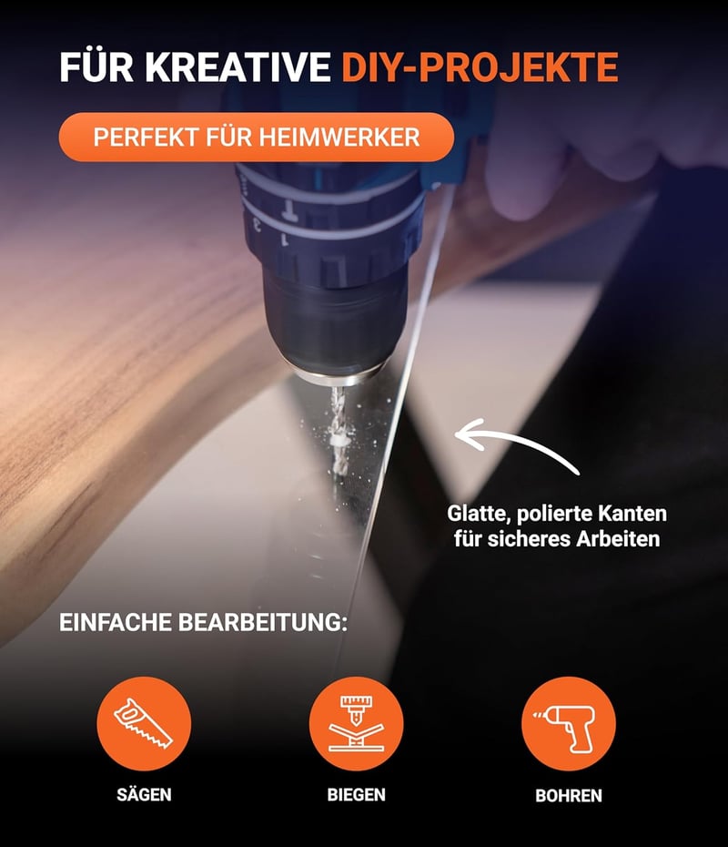 EH Design Akril Plexi Üveg Panel UV Védelemmel Törésálló