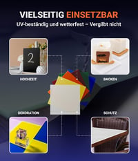EH Design Akril üveg lap fehér 250x250x3mm UV-álló 3