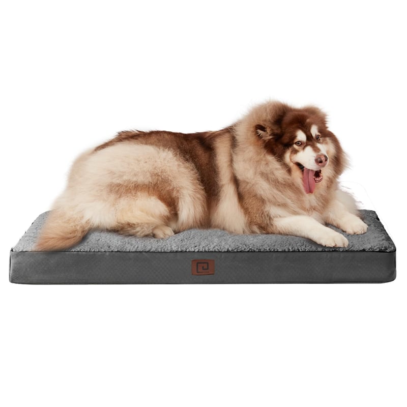 EHEYCIGA ortopedski krevet za pse - sivi - 127x91x10 cm (XXL)