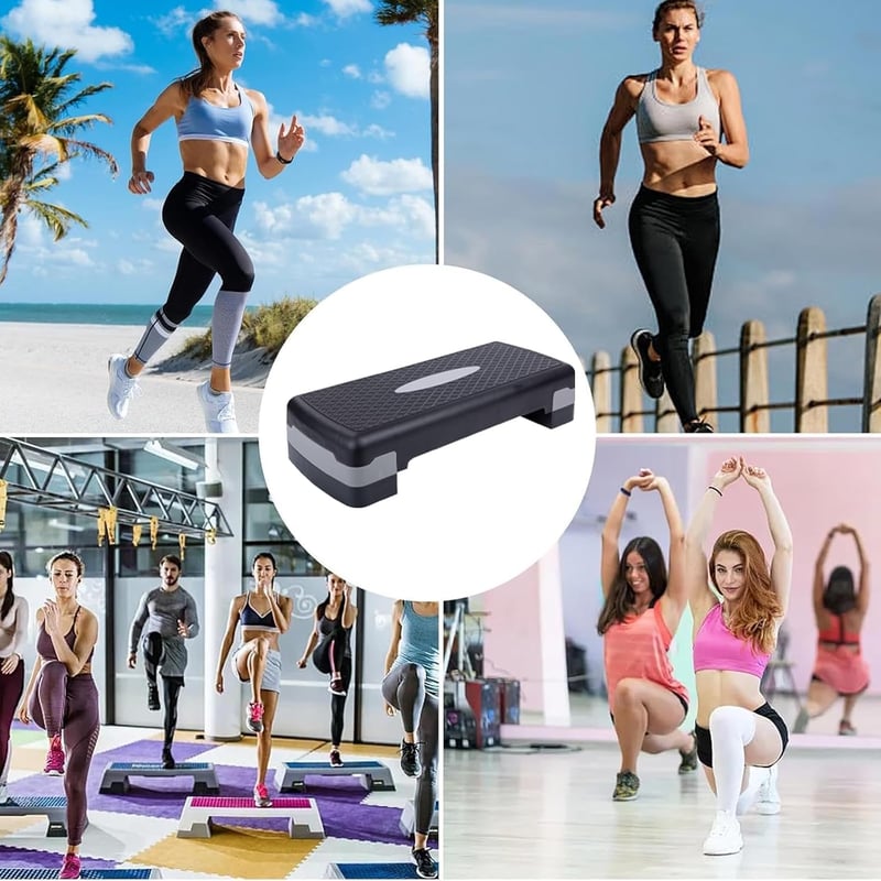 EHIOG Aerobic Stepper Magasságállítható 10-15 cm Fitness Lépcsőzőpad Otthonhoz