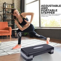 EHIOG Aerobic Stepper Magasságállítható 10-15 cm Fitness Lépcsőzőpad Otthonhoz 2