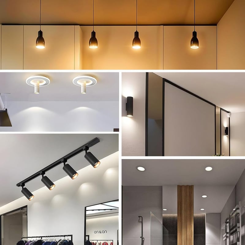 ehomeled GU10 LED izzó 4W 470 lumen semleges fehér 4000K, 40W helyettesítő, 4 darab