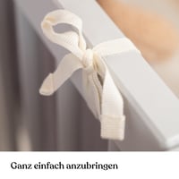 Ehrenkind organizator za krevet bež - Praktična viseća torba za krevet za knjige i plišane igračke, za dječju sobu, 80x38 cm, bež 8