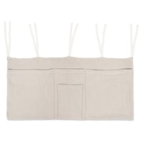 Ehrenkind organizator za krevet bež - Praktična viseća torba za krevet za knjige i plišane igračke, za dječju sobu, 80x38 cm, bež 1