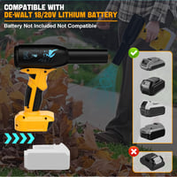 EID 500W Jet Dry Fúvó Dewalt 20V MAX Akkuhoz, 400G Nyomás, 3 Fokozat 2