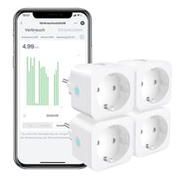 EIGHTREE ET21 Smart WiFi Okoskonnektor 4 db, Alexa és Google Home kompatibilis 1